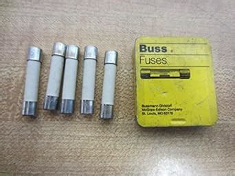 Bussmann MDA-5 Buss Fuse 5A 250V MDA5 (Pack of 5) : Amazon.in: Home ...