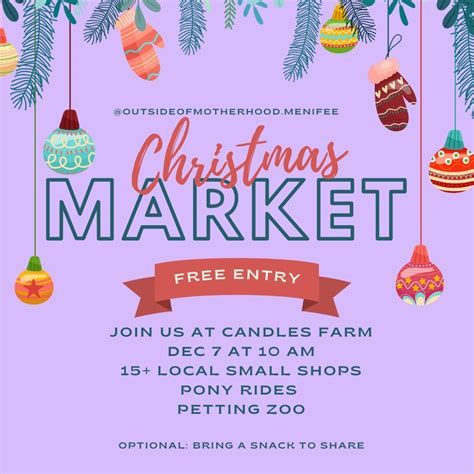 Christmas Market at Candles Farm ?????, Address is 40069 Newport Rd ...