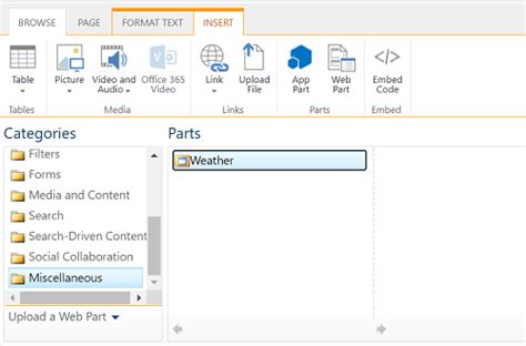 Adding OOTB/Default modern SPFx webparts to classic pages