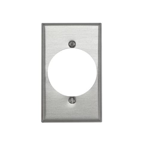 1 -Gang Standard Size Aluminum Aluminum Indoor Round Wall Plate in the ...