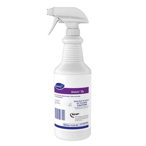 Diversey Oxivir® Tb Disinfectant Solution; Case of 12 x 32 oz Bottles ...