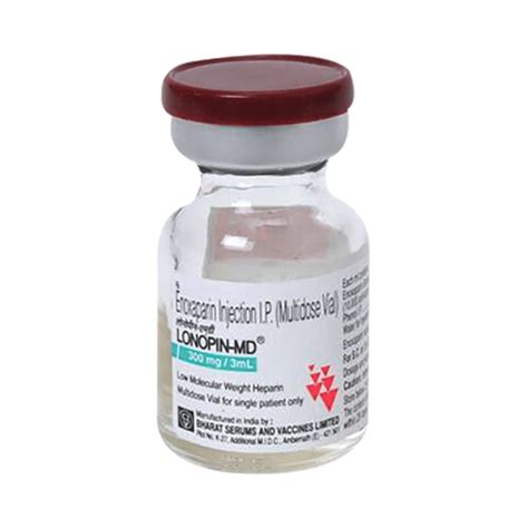 Lonopin Lonopin-MD (Multidose Vial) 300mg/3ml Injection | 30 Minutes 24 ...