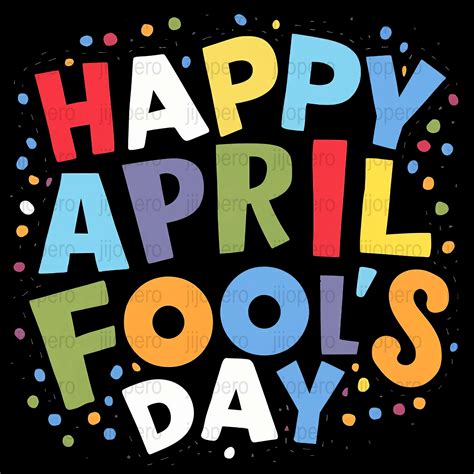 Happy April Fools' Day Digital PNG, Instant Download, Festive Greeting ...