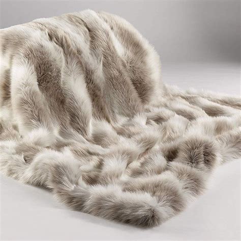 Gold Faux Fur Throw Blanket at Madison Sheldon blog