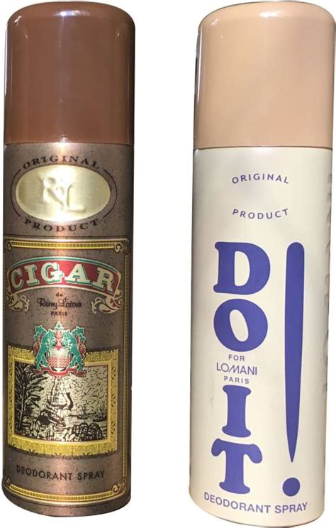 LOMANI DEO CIGAR AND DO IT PACK OF 2 Deodorant Spray - For Men & Women ...