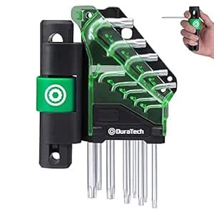 DuraTech Hex Key Sets, T Handle Torx Allen Wrench, 10 Pieces S2 Steel ...