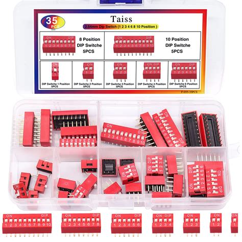 Taiss 35PCS DIP Switch Kit - Assorted Positions - India | Ubuy