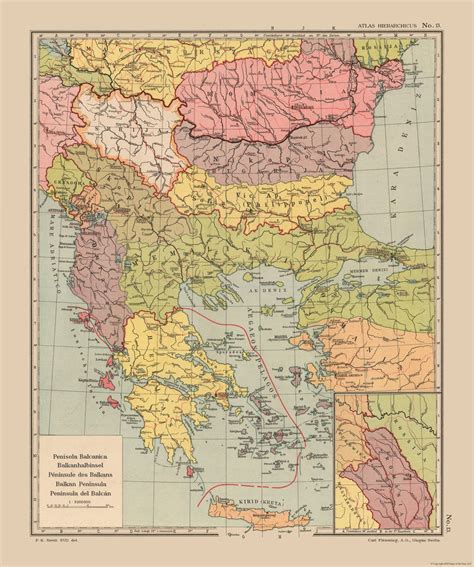 Map Of The Balkans In 1913