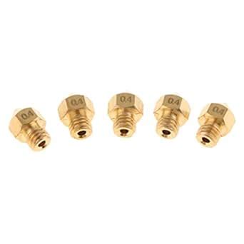 MHT 0.4mm Extruder Brass Nozzle Printhead for MK10 Makerbot 1.75mm ...