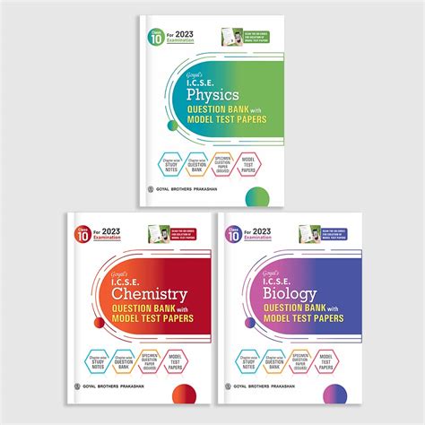 Goyals ICSE Class 10 Question Bank Physics, Chemistry and Biology ...