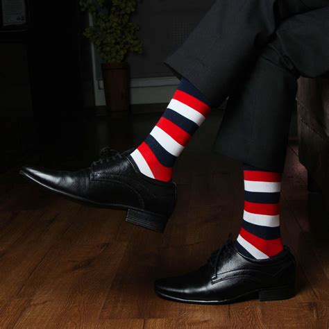Men's American Print Luxurious Formal Socks - Pack of 1 – BONJOUR