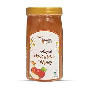 Beeshive Organic Apple murabba with honey 1kg : Amazon.in: Grocery ...