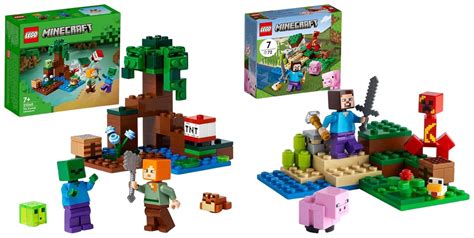 LEGO Minecraft The Creeper Ambush 21177 Building Kit (72 Pieces), Multi ...