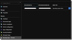 Image result for BitLocker Recovery Key in Intune