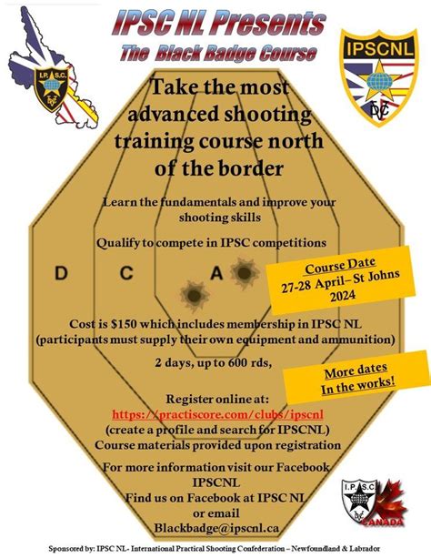 IPSC Black Badge Course , St. John's Rod & Gun Club, 27 April to 28 ...