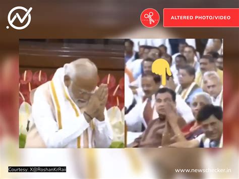 Edited Video Passed Off On Social Media To Claim Nitin Gadkari Refused ...