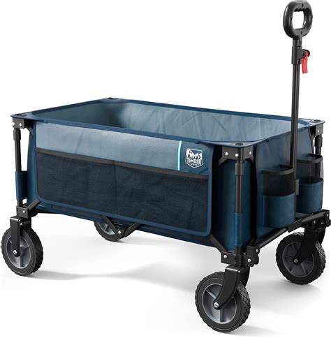 Buy TIMBER RIDGE Heavy Duty Folding Wagon, Collapsible Wagon Cart with ...