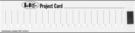 Image result for Organize Thread Loran Project Card