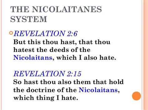 THE DEEDS AND DOCTRINE OF THE NICOLAITANES (Part 2) - SafeGuardYourSoul