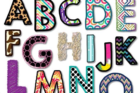 Free Printable Bulletin Board Letters | AlphabetWorksheetsFree.com