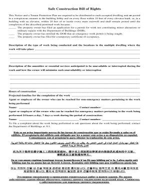 Safe Construction Bill Of Rights Dob - Fill and Sign Printable Template ...