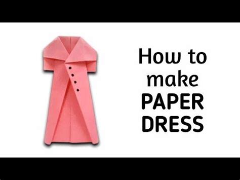 Image result for Origami Paper Dress Tutorial