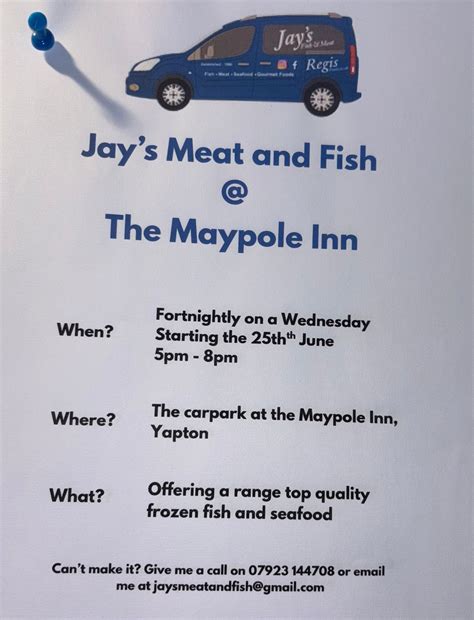 Jays fish van at the maypole inn , Maypole Lane, Arundel, 6 August 2025 ...
