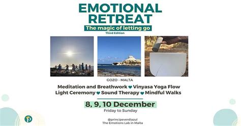 EMOTIONAL RETREAT IN GOZO?: THE MAGIC OF LETTING GO ?- 8, 9, 10 ...