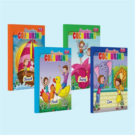Buy Creative Coloring Book for 4-10 Year Kids | Combo Set of 4 – Nageen ...