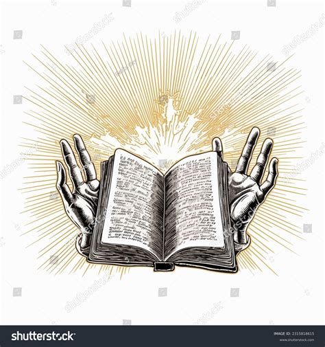 Open Bible Drawing