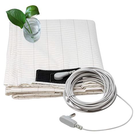 Buy COVA Earthing Grounding Half Sheet Mat Pillow Case- Cotton for ...
