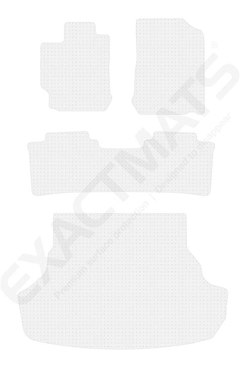 ExactMats - Premium Clear Overlay Floor Mats, Made In USA - Fits Toyota ...