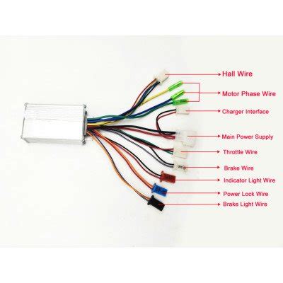 E-Bike Motor Controller 6-inch 24V for Hub Motor 350W - TEKTOWN