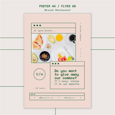 Restaurant digital poster mockup PSD, High Quality Free PSD Templates ...