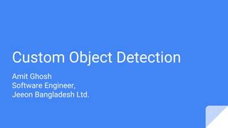 Image result for Train Custom Object Detection JS