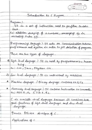 PST IMP - Problem Solving Techniques using C - Studocu