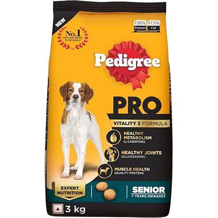 Pedigree PRO Adult Dry Dog Food for Large Breed Active Dog, Chicken ...