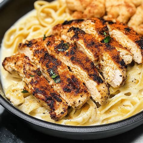 Blackened Cajun Chicken Alfredo Recipe - A Spicy Pasta Delight ...