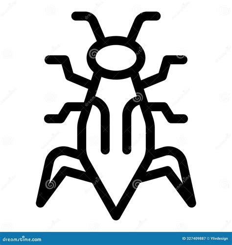 Big Black Cockroach Insect Spreading Its Legs And Antennae Cartoon ...