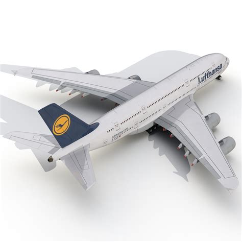 3D model Airbus A380 900 Lufthansa | 3D Molier International