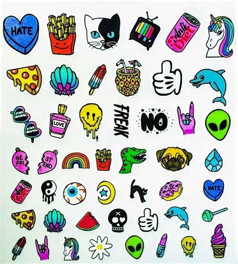 Современные маленькие рисунки (24 фото) » Рисунки для срисовки и не только