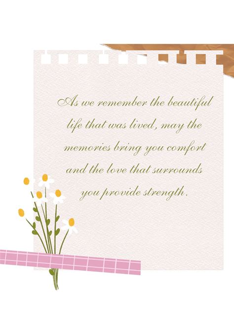 Printable Sympathy Messages Cards - Printables Hub