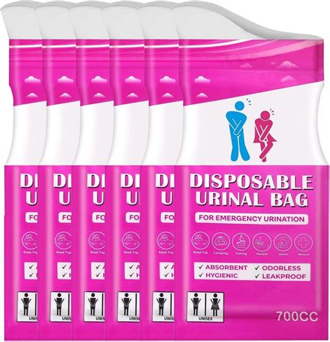 Amazon.com: Disposable Urinal Bag, Portable Urine Bag, Portable toilet ...