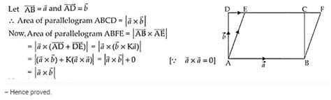 Using vectors, prove that the parallelogram on the same