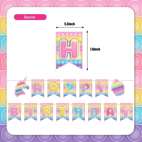 Buy Pop Birthday Party Decorations, Pop Birthday Party Supplies ...