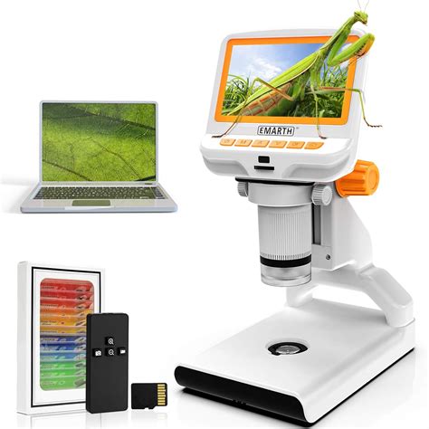 Buy LCD Digital Microscope with 4.3 Inch Screen,220X Magnification Zoom ...