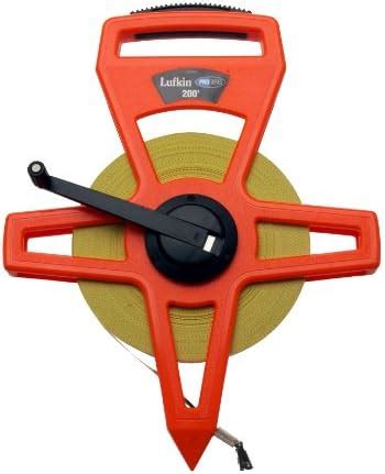 Crescent Lufkin 1/2" x 200' Pro Series Ny-Clad Steel Tape Measure ...
