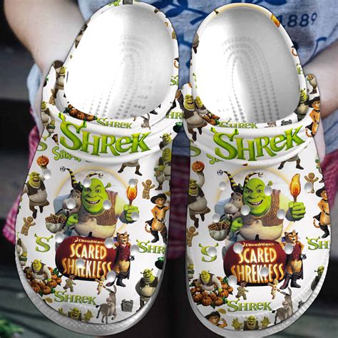 Shrek Cartoon Crocs Crocband Clogs Shoes Comfortable For Men Women ...