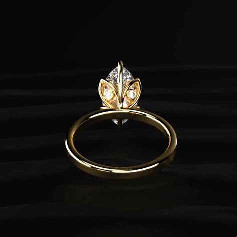 Floral Marquise Diamond Ring | Lab Diamond Ring – Earthly Jewels