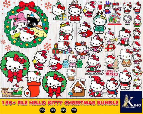150+ file hello-kitty christmas bundle svg , Mega hello-kitty christma ...